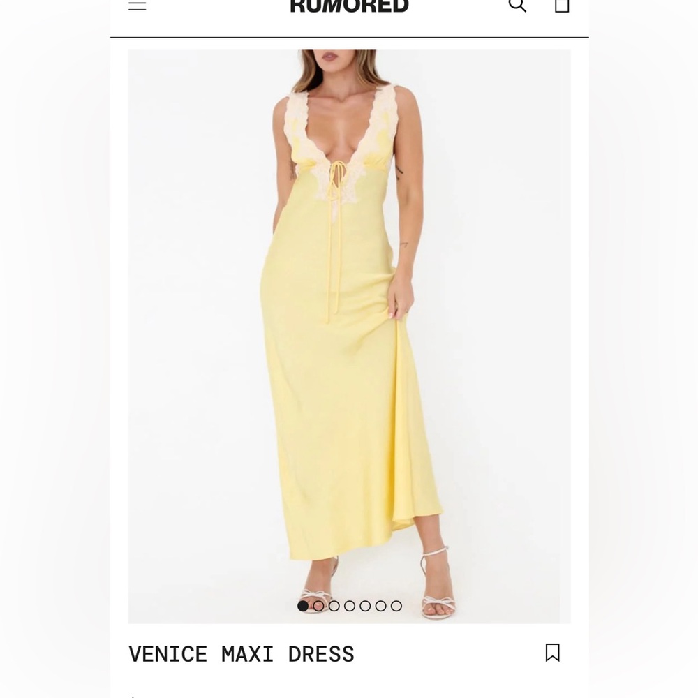 Rumored Venice maxi dress NWT